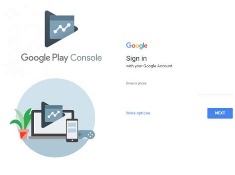 google play console login